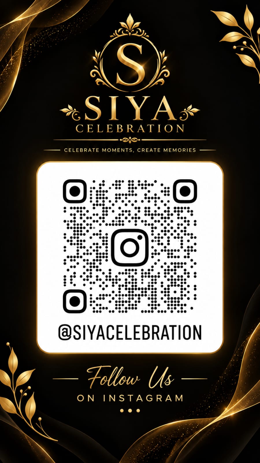 Siya Celebration Instagram QR code